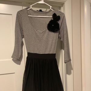 Forever 21 black and gray dress